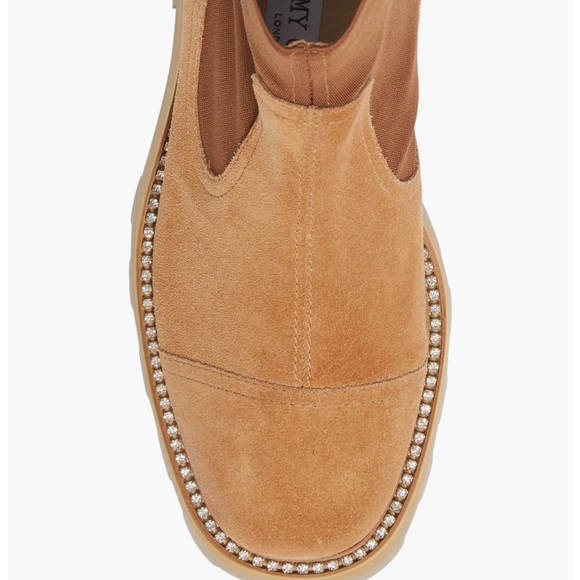 Jimmy Choo Clayton flat Chelsea boot with rhinestones - Picture 6 of 6